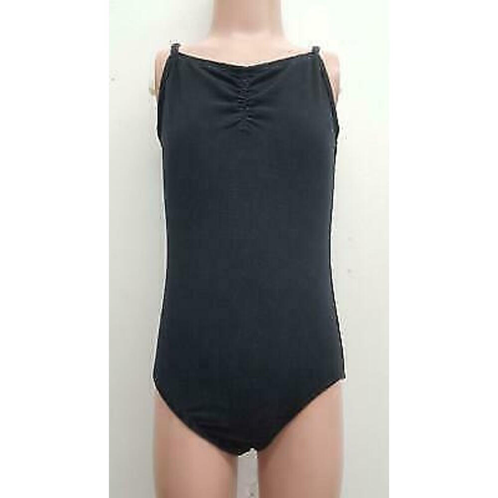 Dance Leotard Freestyle Medium Child Black Ballet Tap Jazz Gently Used